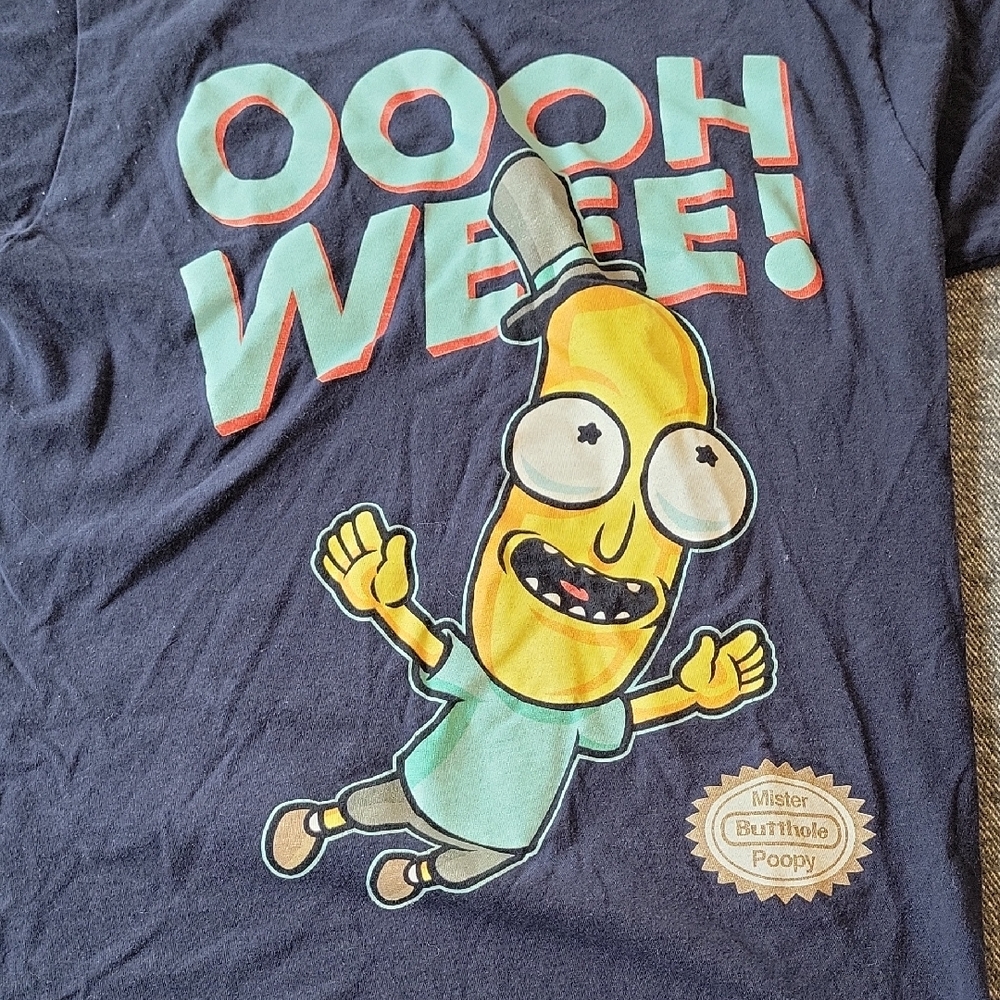 Rick And Morty Mr. Poopy Butthole Shirt Nintendo Mario Bros